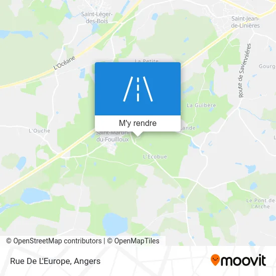 Rue De L'Europe plan