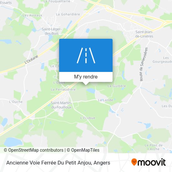 Ancienne Voie Ferrée Du Petit Anjou plan