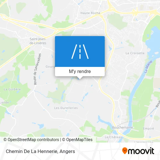 Chemin De La Hennerie plan