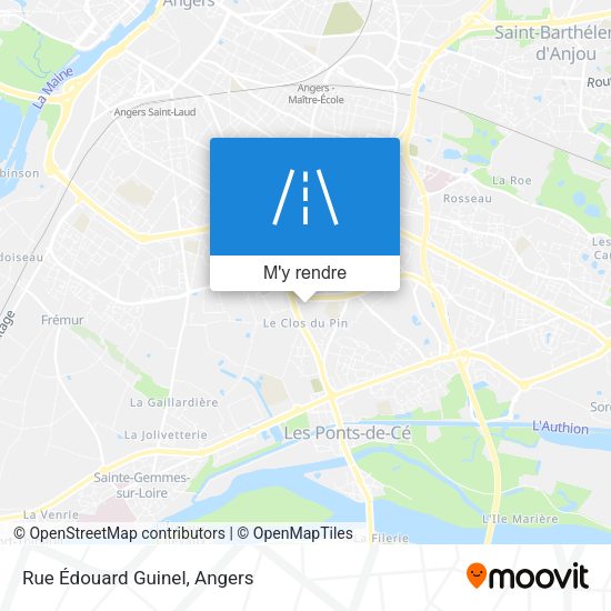 Rue Édouard Guinel plan