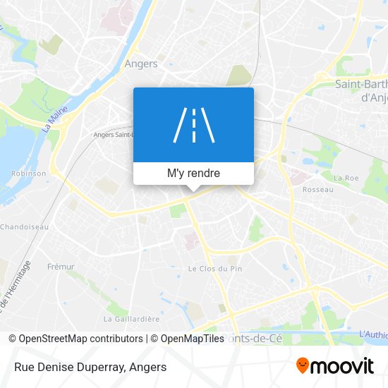 Rue Denise Duperray plan