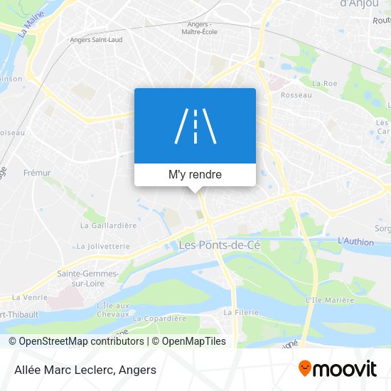 Allée Marc Leclerc plan