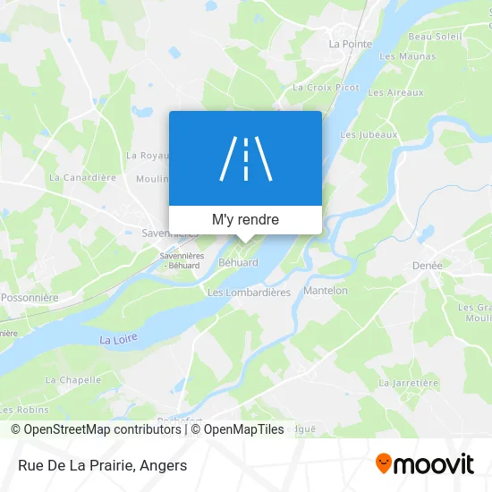 Rue De La Prairie plan