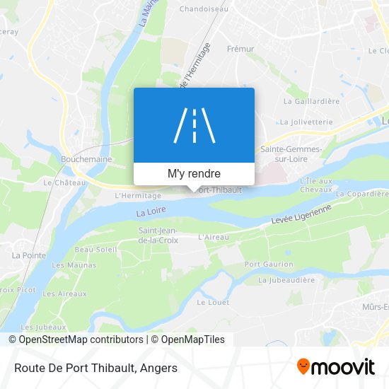Route De Port Thibault plan