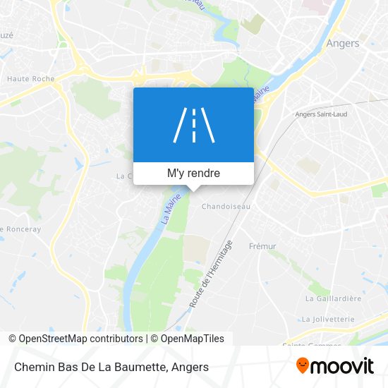Chemin Bas De La Baumette plan