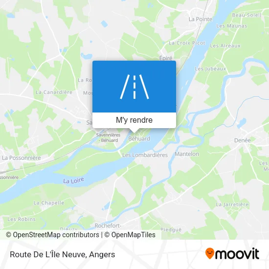 Route De L'Île Neuve plan