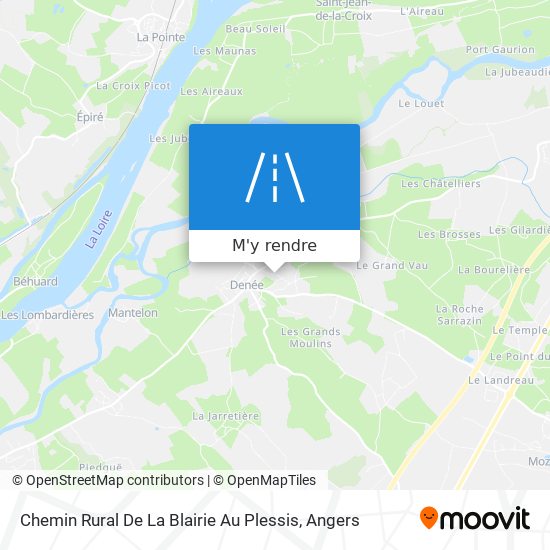 Chemin Rural De La Blairie Au Plessis plan