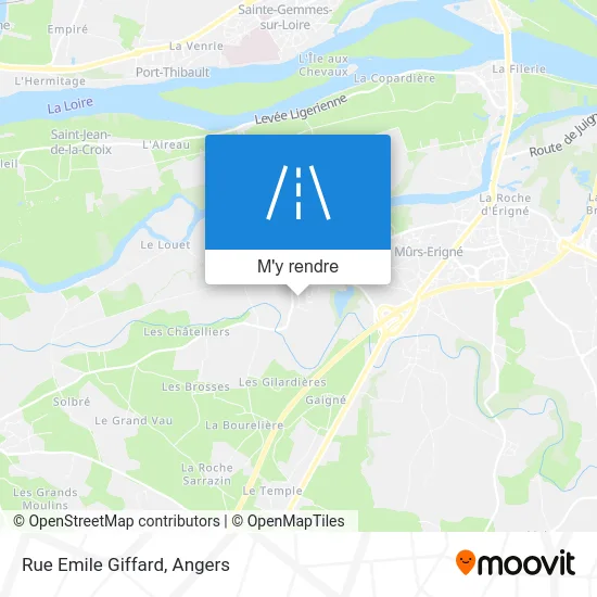 Rue Emile Giffard plan