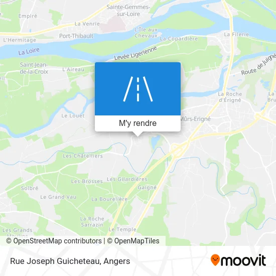 Rue Joseph Guicheteau plan