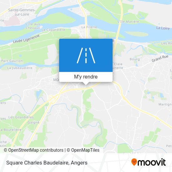 Square Charles Baudelaire plan