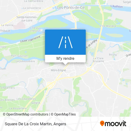 Square De La Croix Martin plan