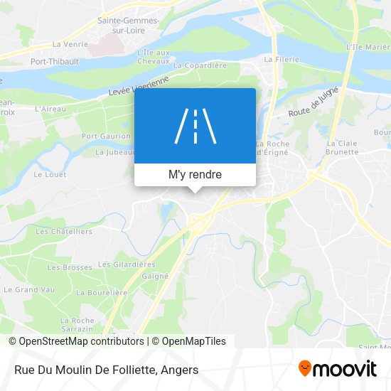 Rue Du Moulin De Folliette plan