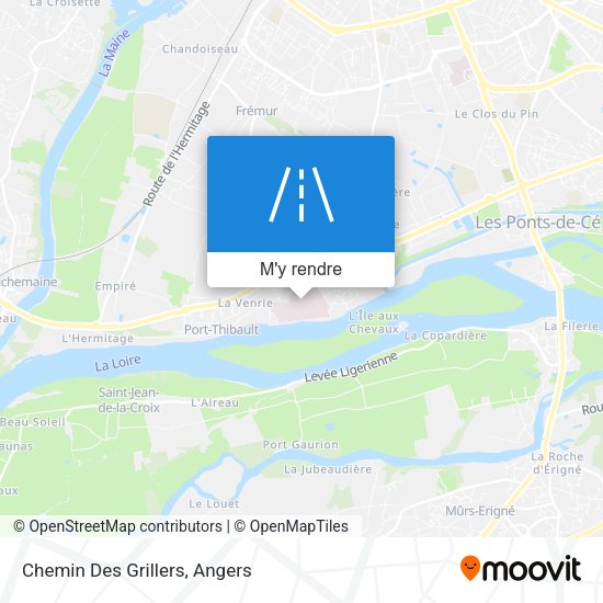 Chemin Des Grillers plan