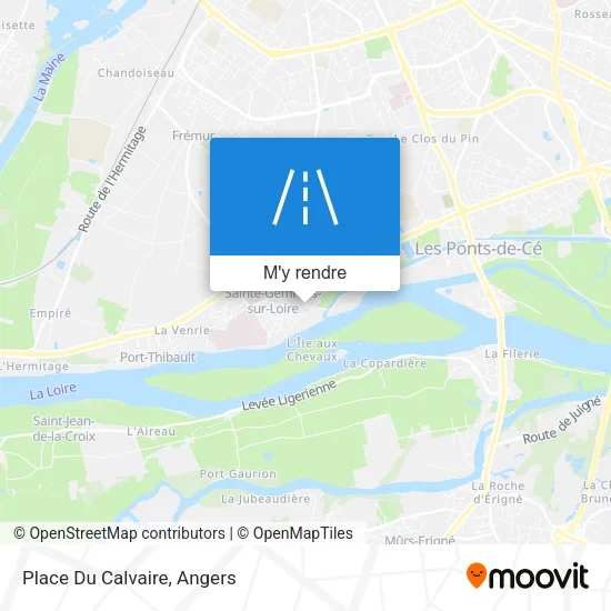 Place Du Calvaire plan
