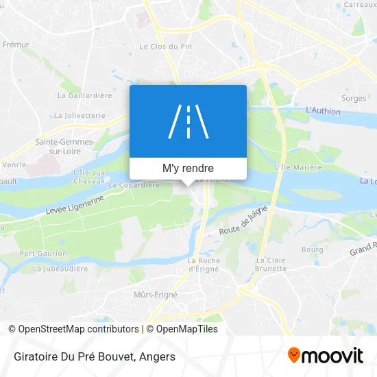 Giratoire Du Pré Bouvet plan