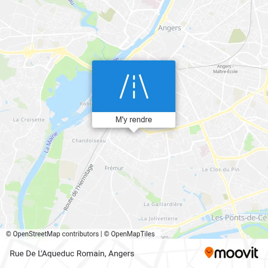 Rue De L'Aqueduc Romain plan