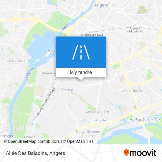 Allée Des Baladins plan