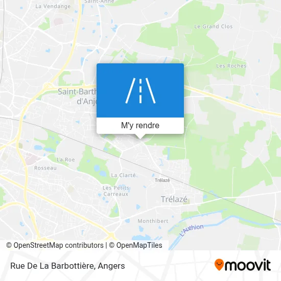 Rue De La Barbottière plan