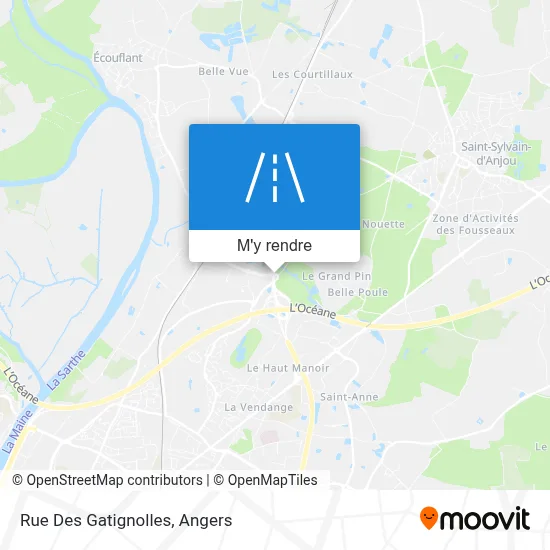 Rue Des Gatignolles plan