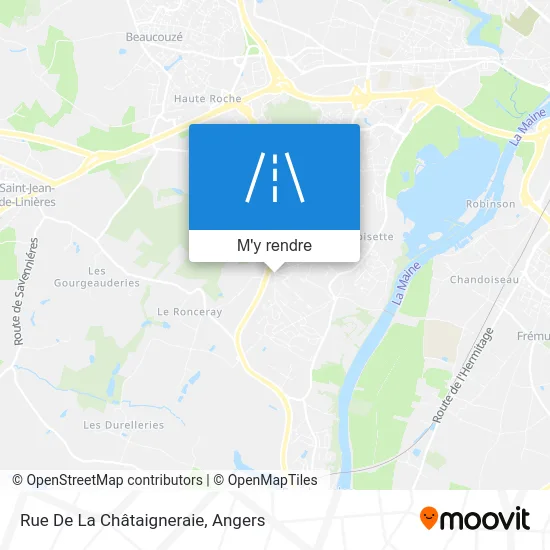 Rue De La Châtaigneraie plan