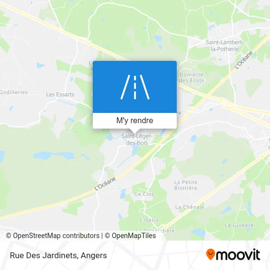 Rue Des Jardinets plan