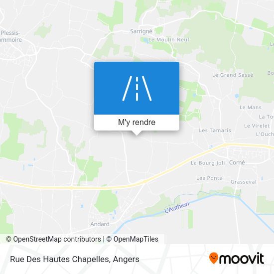 Rue Des Hautes Chapelles plan