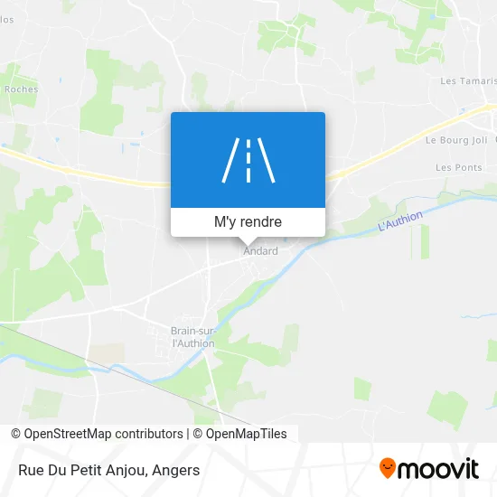 Rue Du Petit Anjou plan