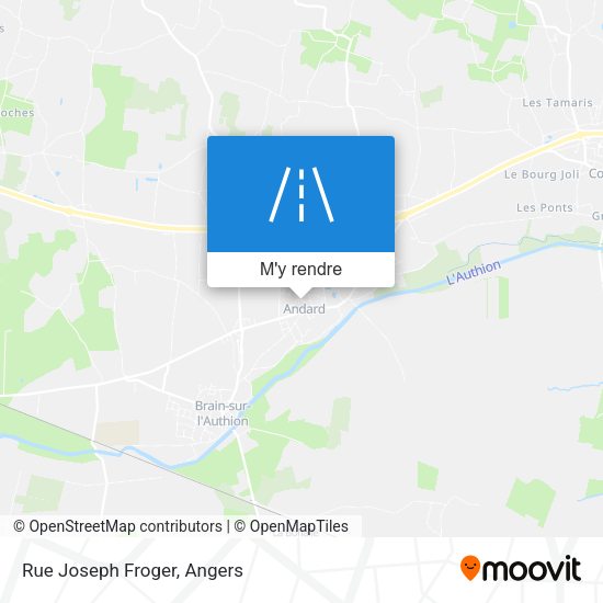 Rue Joseph Froger plan