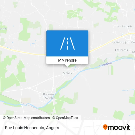 Rue Louis Hennequin plan