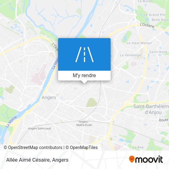 Allée Aimé Césaire plan
