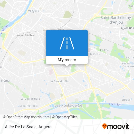 Allée De La Scala plan