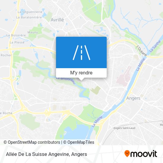 Allée De La Suisse Angevine plan