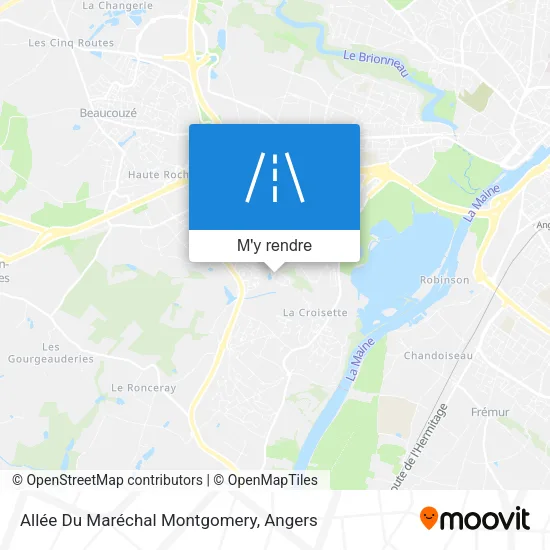 Allée Du Maréchal Montgomery plan