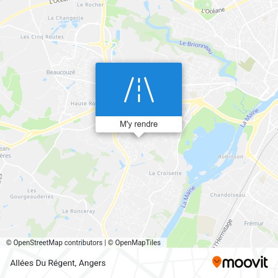 Allées Du Régent plan