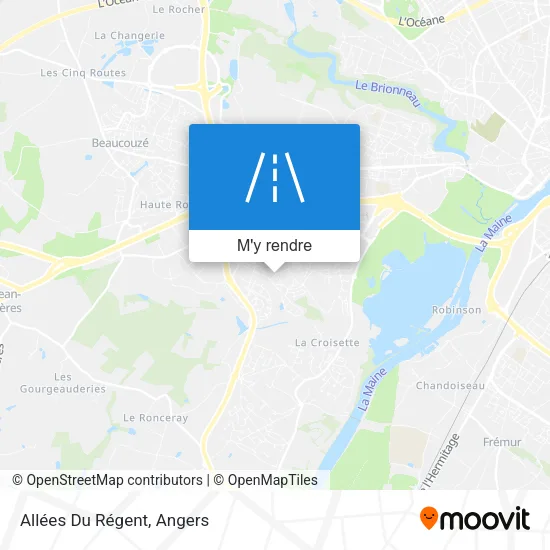 Allées Du Régent plan