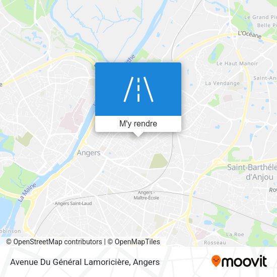 Avenue Du Général Lamoricière plan