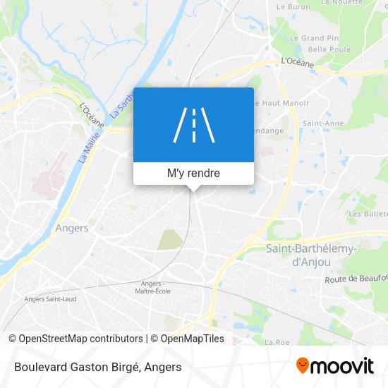 Boulevard Gaston Birgé plan