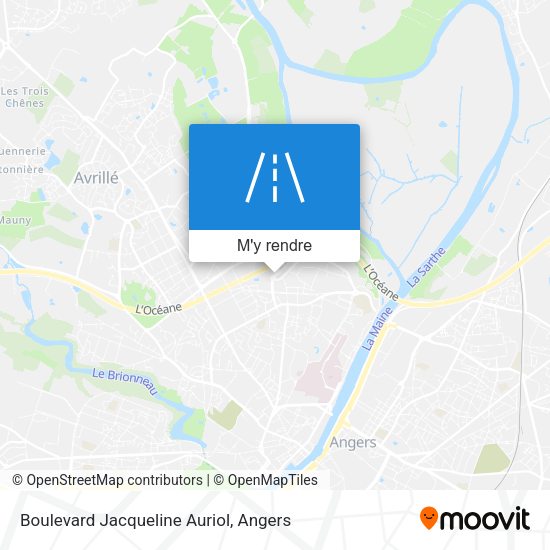 Boulevard Jacqueline Auriol plan