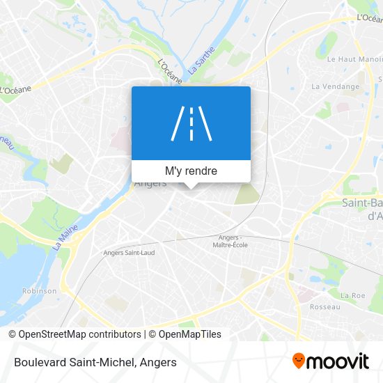 Boulevard Saint-Michel plan