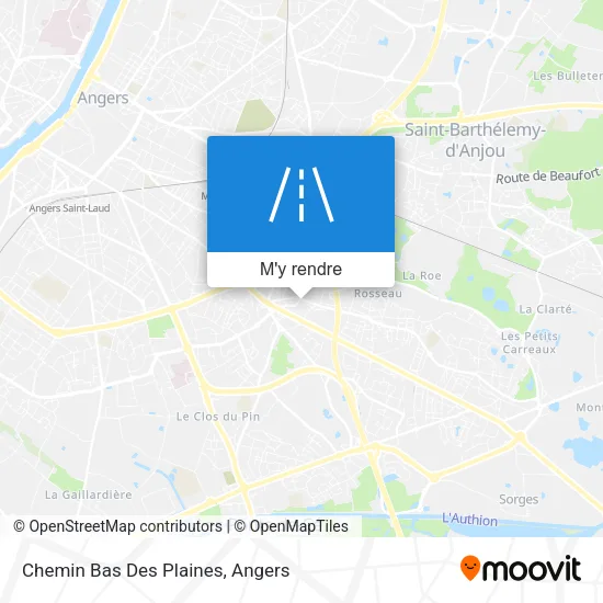 Chemin Bas Des Plaines plan
