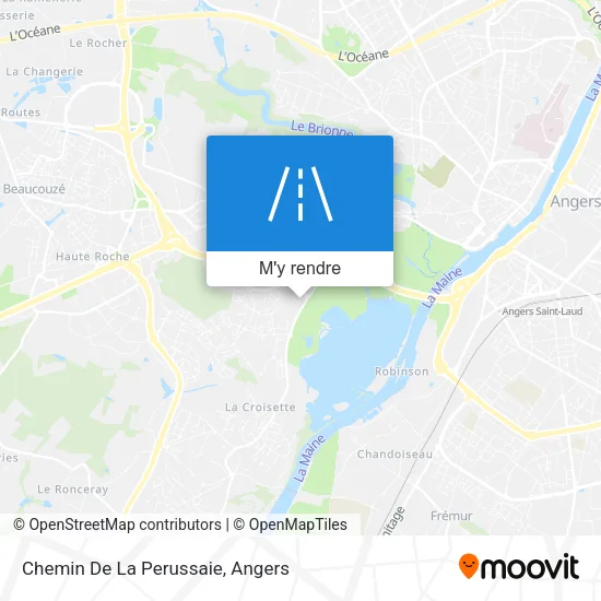 Chemin De La Perussaie plan