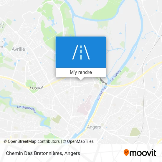 Chemin Des Bretonnières plan