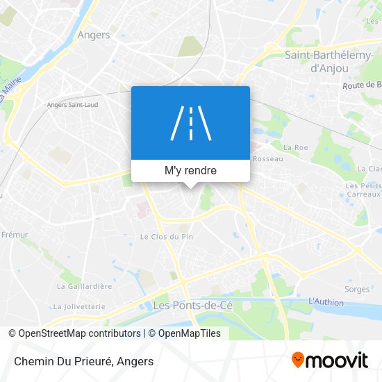 Chemin Du Prieuré plan