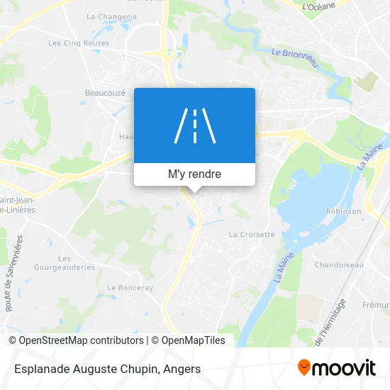 Esplanade Auguste Chupin plan
