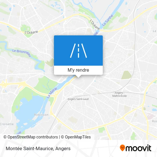 Montée Saint-Maurice plan