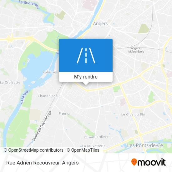 Rue Adrien Recouvreur plan