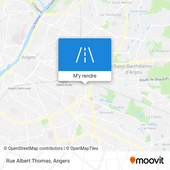 Rue Albert Thomas plan