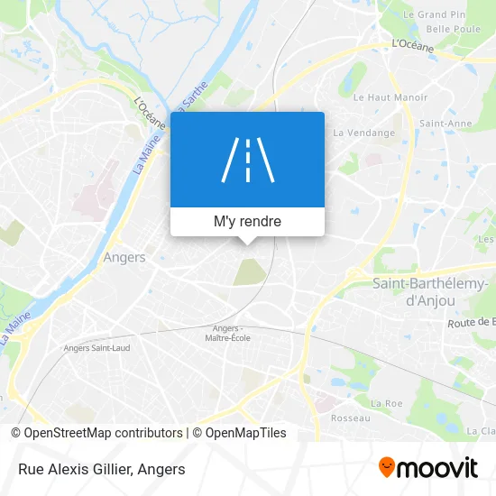 Rue Alexis Gillier plan