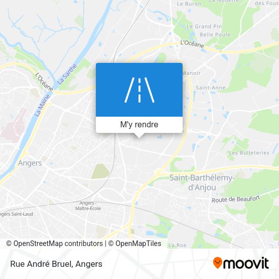 Rue André Bruel plan