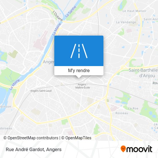 Rue André Gardot plan